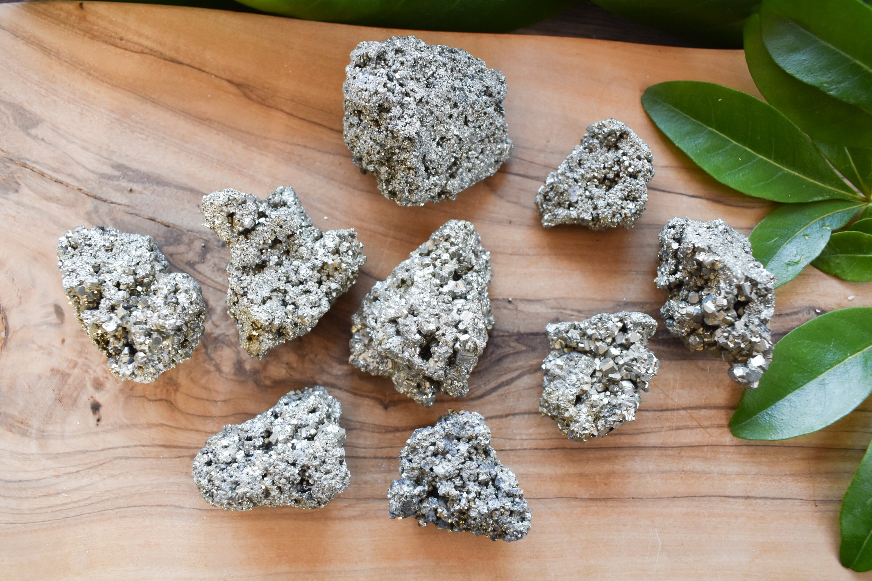 Unroasted Pyrites Pyrite Rough Crystals - Fools Gold Crystal | Moor Crystals
